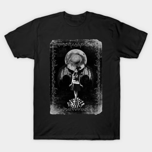 DenialJ Evil Merch - Horror Collage Artwork T-Shirt